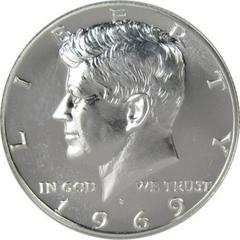 1969 S [PROOF] Coins Kennedy Half Dollar Prices