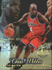 Chris Webber [Row 1] #25 Basketball Cards 1996 Flair Showcase Prices