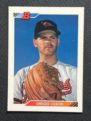 Gregg Olson #677 Baseball Cards 1992 Bowman Prices