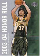 Vladimir Radmanovic #79 Basketball Cards 2003 Upper Deck Honor Roll Prices