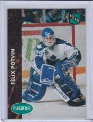 Felix Potvin [French] #398 Hockey Cards 1991 Parkhurst Prices