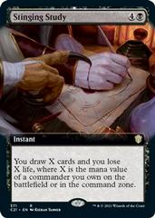 Stinging Study [Extended Art] Magic Commander 2021 Prices
