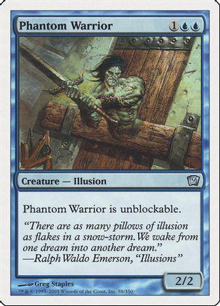 Phantom Warrior [Foil] Magic 9th Edition