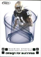 Maurice Stovall [Design for Success-Green] Football Cards 2005 Sage Hit Prices