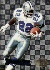 Emmitt Smith #42 Football Cards 1995 Fleer Metal Silver Flasher Prices
