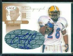Lamar Gordon [Bronze] Football Cards 2002 Sage Autographs Prices