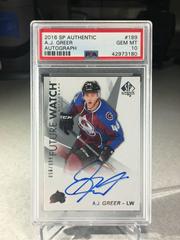 A. J. Greer [Autograph] #189 Hockey Cards 2016 SP Authentic Prices