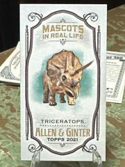 Triceratops Baseball Cards 2021 Topps Allen & Ginter Mascots IRL Minis Prices