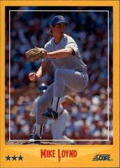 Mike Loynd #491 Baseball Cards 1988 Score Glossy Prices