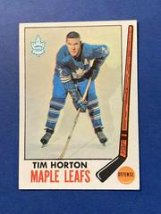 Tim Horton #45 Hockey Cards 1969 Topps Prices