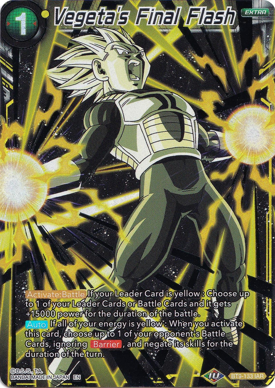 Vegeta's Final Flash BT9-133 Dragon Ball Super Collector's Selection Vol.1