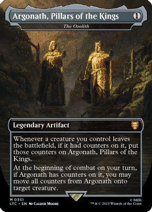 Argonath, Pillars of the Kings #351 Magic Lord of the Rings Commander