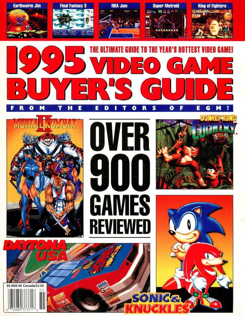 EGM 1995 Video Game Buyer's Guide Electronic Gaming Monthly