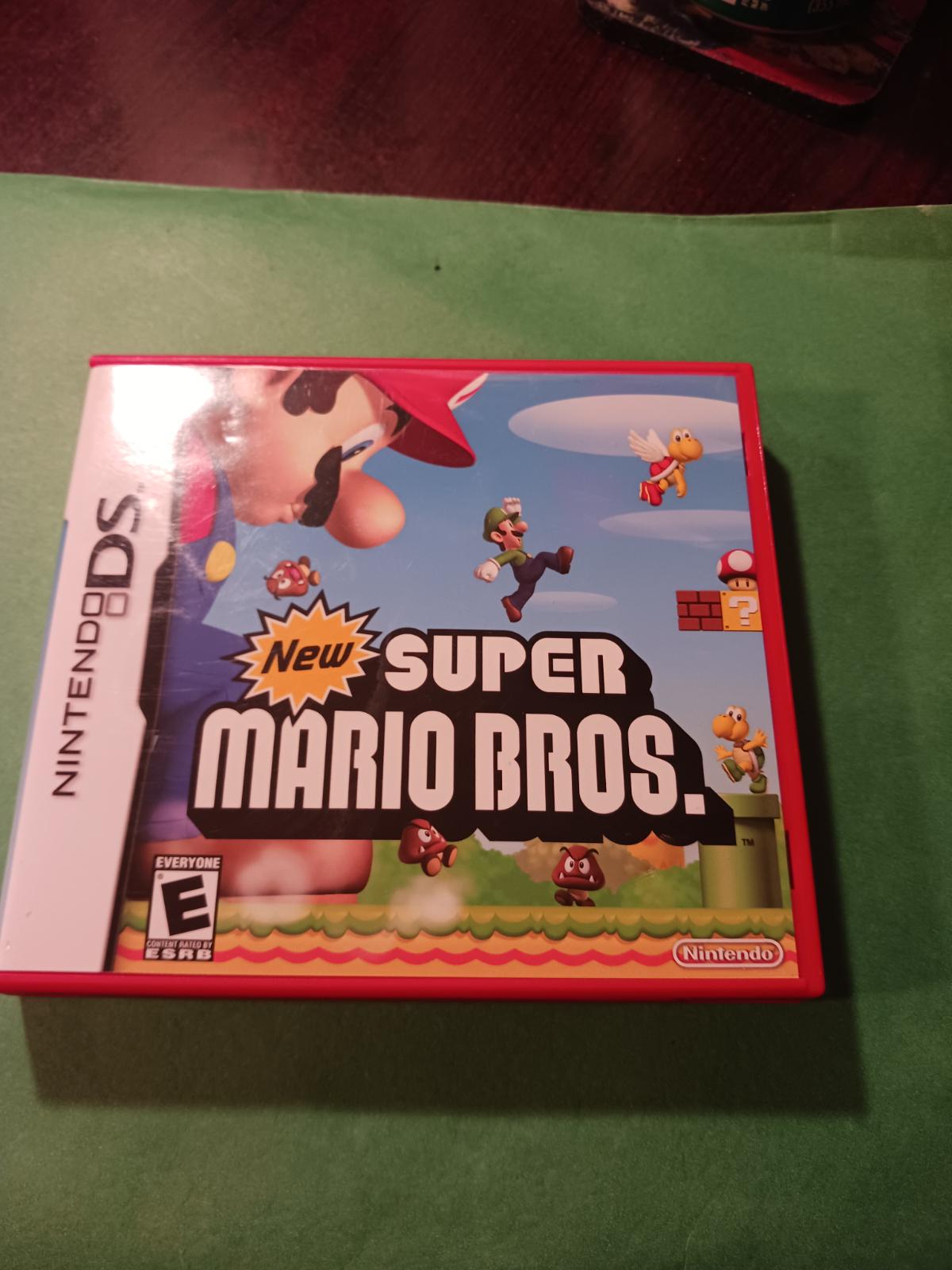 New Super Mario Bros Item Box And Manual Nintendo Ds 