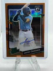 Junior Caminero [Orange] #RPS-JC Baseball Cards 2023 Panini Donruss Optic Rated Prospect Signatures Prices
