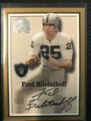 Fred Biletnikoff [Autograph] Football Cards 2000 Fleer Greats of the Game Autographs Prices
