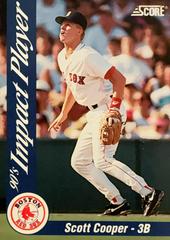 Scott Cooper #26 Baseball Cards 1992 Score Impact Players Prices