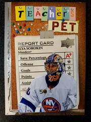 Ilya Sorokin Hockey Cards 2023 Upper Deck Teachers Pet Prices