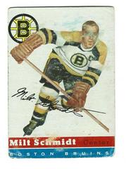 Milt Schmidt #60 Hockey Cards 1954 Topps Prices