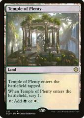 Temple of Plenty #327 Magic Starter Commander Decks Prices