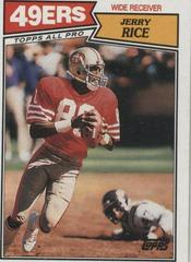 Jerry Rice #115 Football Cards 1987 Topps Prices