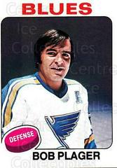 Bob Plager Hockey Cards 1975 Topps Prices