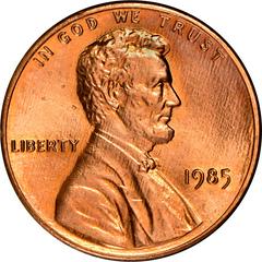 1985 Coins Lincoln Memorial Penny Prices