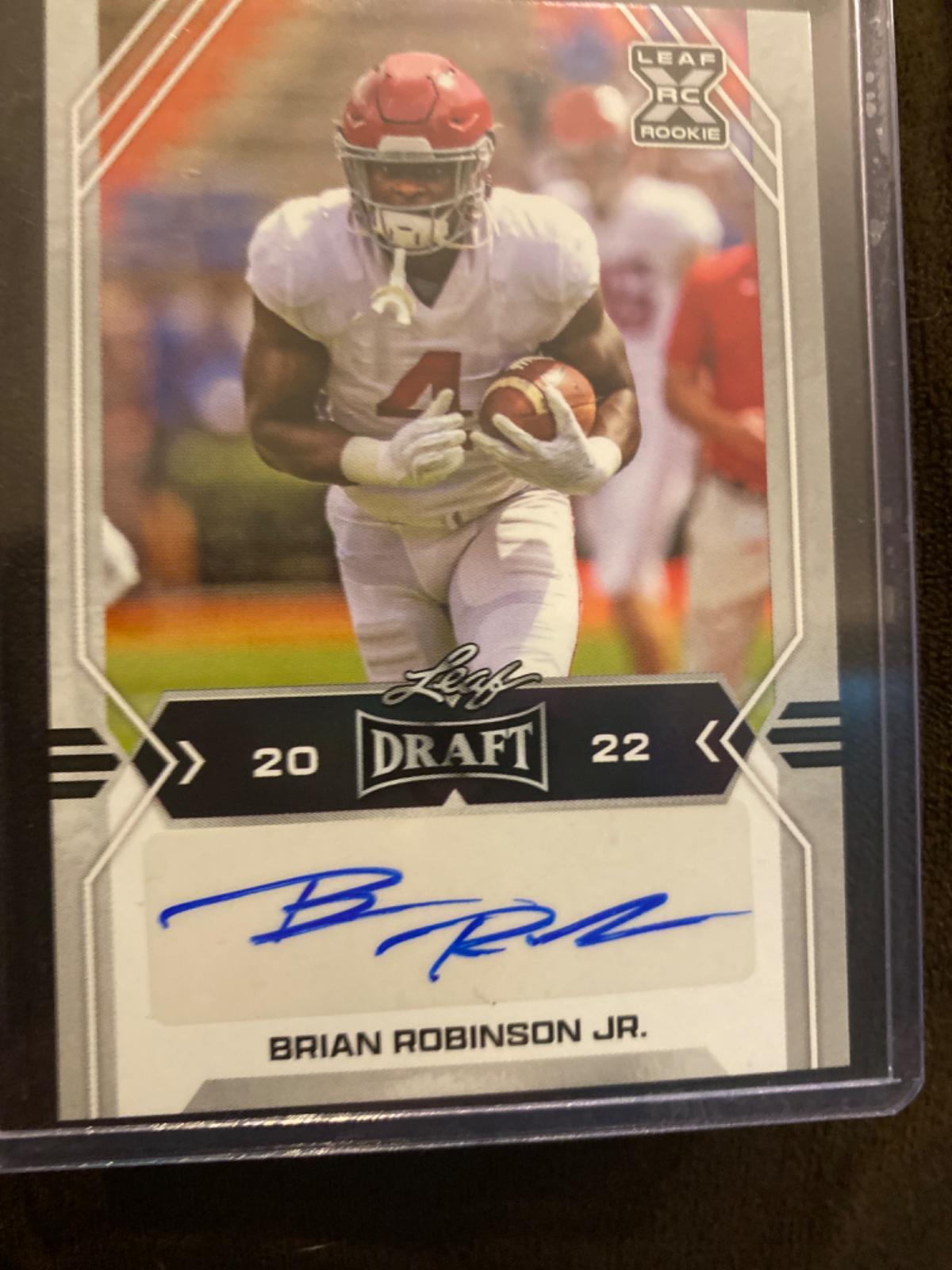 Brian Robinson Jr. [Silver Spectrum] Ungraded 2022 Leaf Ultimate