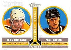 Jaromir Jagr, Paul Kariya #235 Hockey Cards 2000 Topps Heritage Prices