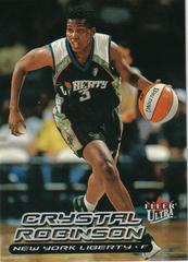 Crystal Robinson #74 Basketball Cards 2000 Ultra WNBA Prices