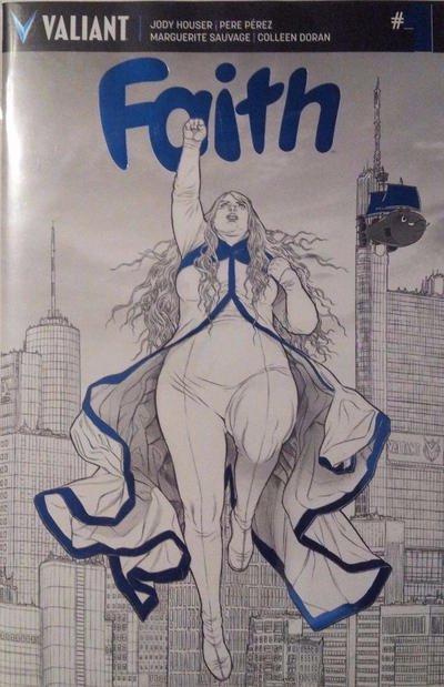 Faith [Ryp Blue Foil] #1 (2016) Comic Books Faith