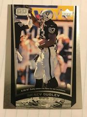 Rickey Dudley [Game Dated] #186 Football Cards 1998 Upper Deck Prices