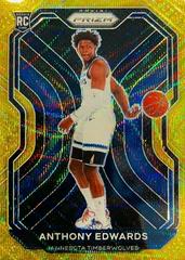 Anthony Edwards [Gold Wave Prizm] #258 Basketball Cards 2020 Panini Prizm Prices
