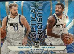 Kyrie Irving, Luka Doncic #5 Basketball Cards 2022 Panini Donruss Optic Optical Illusions Prices