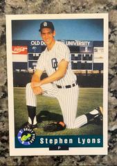Stephen Lyons #78 Baseball Cards 1992 Classic Draft Picks Prices