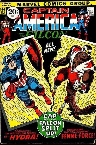 Captain America #144 (1971) Comic Books Captain America