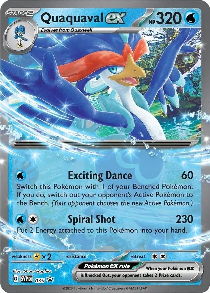 Quaquaval ex #35 Pokemon Promo