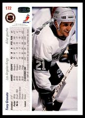 Back | Tony Granato Hockey Cards 1991 Upper Deck