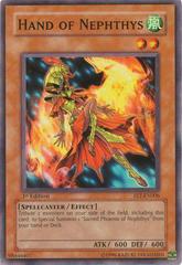 Hand of Nephthys [1st Edition] FET-EN006 YuGiOh Flaming Eternity Prices