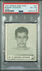 Busher Jackson #51 Hockey Cards 1937 V356 World Wide Gum Prices