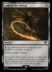 Lash of the Balrog #92 Magic Lord of the Rings Prices