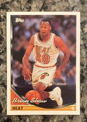 Brian Shaw #44 Basketball Cards 1993 Topps Prices