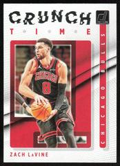 Zach LaVine Basketball Cards 2021 Panini Donruss Crunch Time Prices