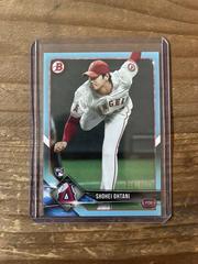 Shohei Ohtani [Sky Blue] Baseball Cards 2018 Bowman Prices