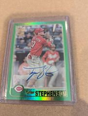 Tyler Stephenson [Green] Baseball Cards 2023 Topps Archives 2001 Fan Favorites Autographs Prices