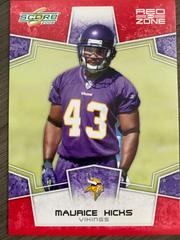 Maurice Hicks [Red Zone] #170 Football Cards 2009 Upper Deck First Edition Prices