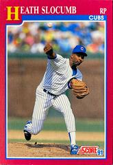 Heath Slocumb #84T Baseball Cards 1991 Score Traded Prices