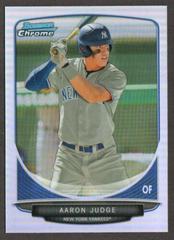 Aaron Judge [Refractor] Baseball Cards 2013 Bowman Chrome Draft Picks & Prospects Prices