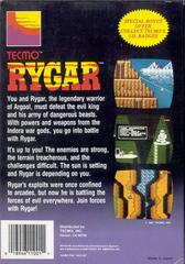 Rygar - Back | Rygar NES