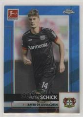 Patrik Schick [Blue Refractor] Soccer Cards 2020 Topps Chrome Bundesliga Prices